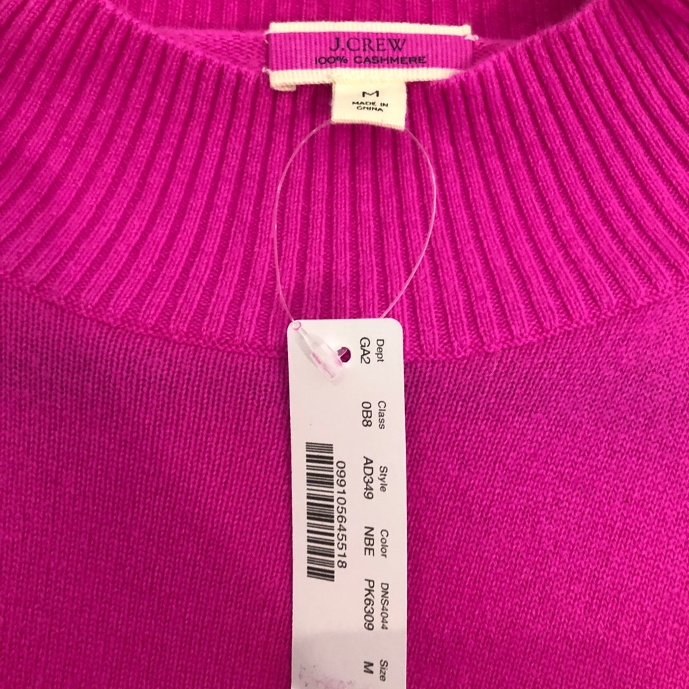 COPY - J. CREW Hot Pink Cashmere Sweater